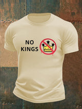 🔥Buy 3 Get 15% Off🔥Men's   NO KINGS Print T-Shirt