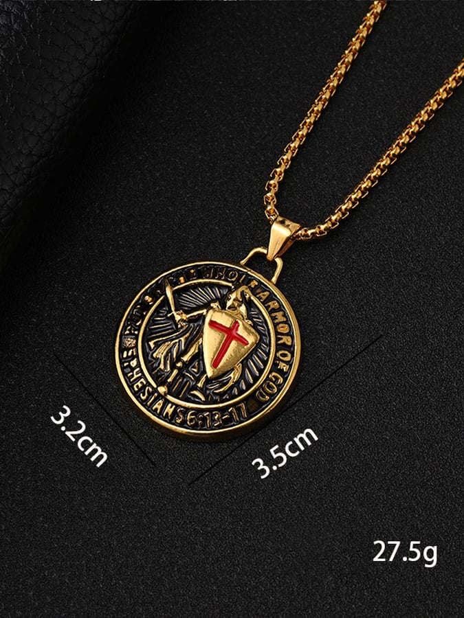 Vintage Crusader Templar Necklace