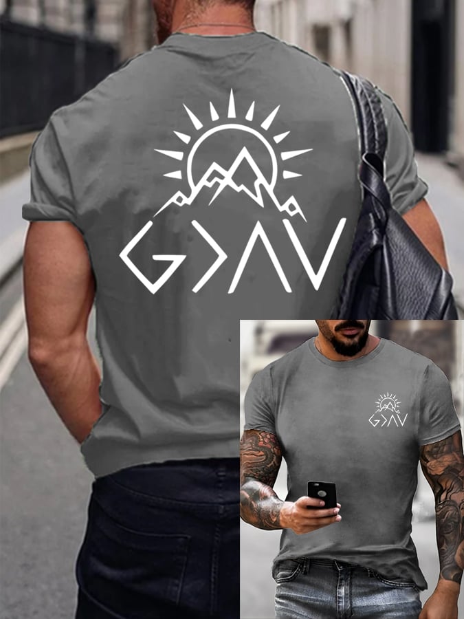🔥Buy 3 Get 15% Off🔥Men's Faith  Printed Casual T-Shirt