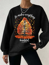 Women'S Casual Faith Sweatshirt