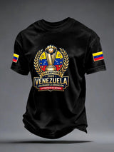 Men's Venezuelan Baseball Champions Print Casual T-shirt
