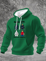 🔥Buy 3 Get 15% Off🔥Men's  Same shit Different costume Print Hoodie