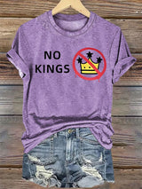 🔥Buy 3 Get 15% Off🔥Women's  NO KINGS Print T-Shirt