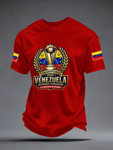 Men's Venezuelan Baseball Champions Print Casual T-shirt