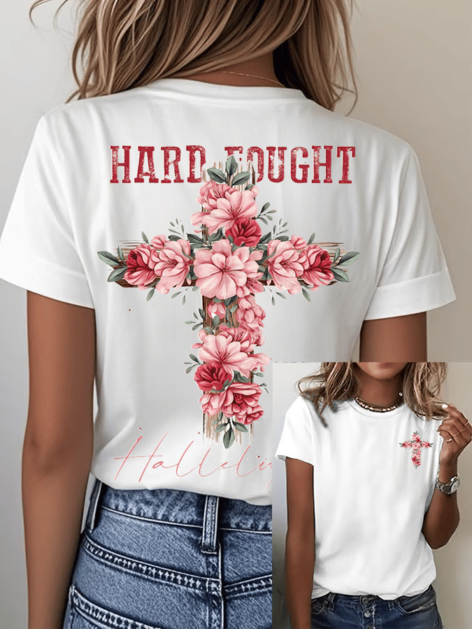 Women's Floral Christian  T-shirt