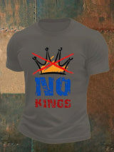🔥Buy 3 Get 15% Off🔥Men's   NO KINGS Print T-Shirt