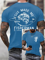 🔥Buy 3 Get 15% Off🔥🔥Hot Sale Picks 🔥Men'S Fishing Faith Short-Sleeved T-Shirt