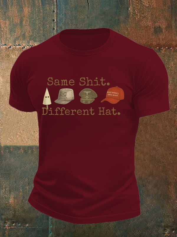 🔥Buy 3 Get 15% Off🔥Men's  Same shit Different costume Print T-Shirt
