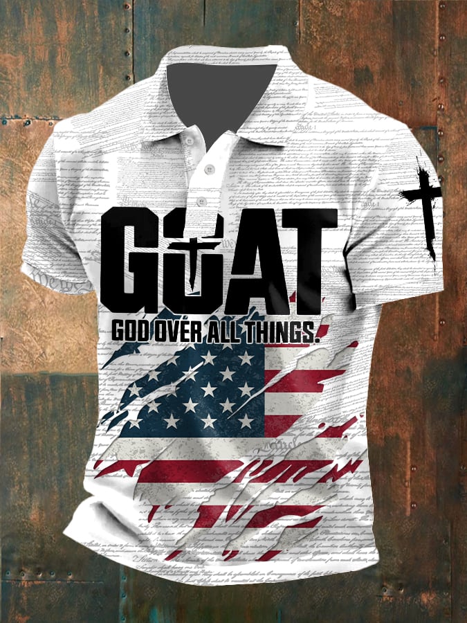 🔥Buy 3 Get 15% Off🔥Men'S Casual Faith Polo Shirt