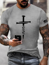 Men's Casual Printed Short-Sleeve T-Shirt