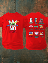 🔥Buy 3 Get 15% Off🔥Men's  No Kings Print T-Shirt