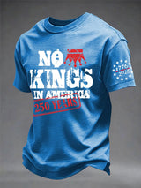 🔥Buy 3 Get 15% Off🔥Men's No Kings In America Print T-shirt