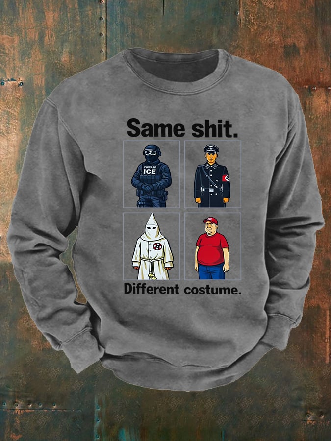 🔥Buy 3 Get 15% Off🔥Men's  Same shit Different costume  Print  Sweatshirt