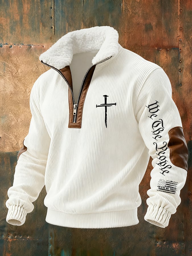 Men's Faith Textured Sweatshirt