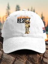 Retro Resist Save The Forest Service Print Baseball Cap