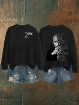 🔥Buy 3 Get 15% Off🔥Women's  2Pac Rapper Print Sweatshirt