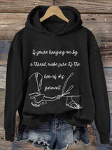 Women's Faith Hem of His Garment Print Hoodie