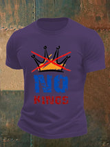🔥Buy 3 Get 15% Off🔥Men's   NO KINGS Print T-Shirt