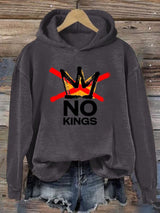 🔥Buy 3 Get 15% Off🔥Women's  America has No Kings Printed Casual Hoodies