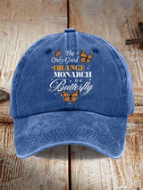 🔥Buy 3 Get 15% Off🔥Retro The Only Good Orange Monarch Is A Butterfly Print Baseball Cap