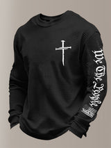 Men's faith Print Waffle T-Shirt