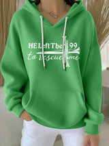 Women's Faith Print Casual Hoodie