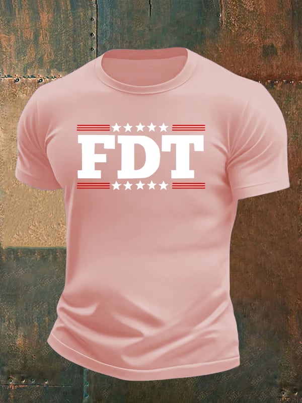 🔥Buy 3 Get 15% Off🔥Men's  FDT Print  T-Shirt
