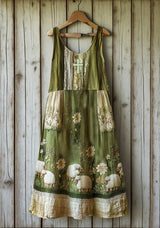 Women's summer forest sheep cross faith casual dress