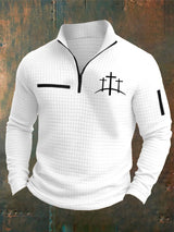🔥Buy 3 Get 15% Off🔥Men's Casual Retro Checkered Jacquard Contrast Color Sweatshirt