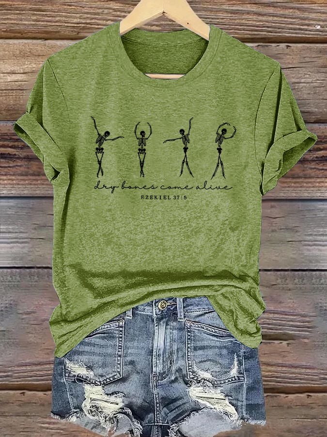 Women's Fun Skull Faith T-shirt