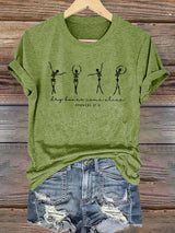 Women's Fun Skull Faith T-shirt
