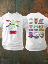 🔥Buy 3 Get 15% Off🔥Men's  No Kings Print T-Shirt