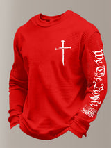 Men's faith Print Waffle T-Shirt