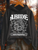 Women's John 15:4 Print Hoodie