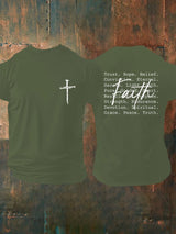 🔥Buy 3 Get 15% Off🔥Men's casual faith T-shirt