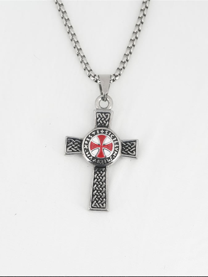 Vintage Crusader Templar Necklace