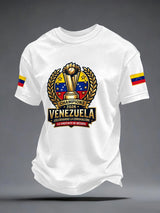 Men's Venezuelan Baseball Champions Print Casual T-shirt