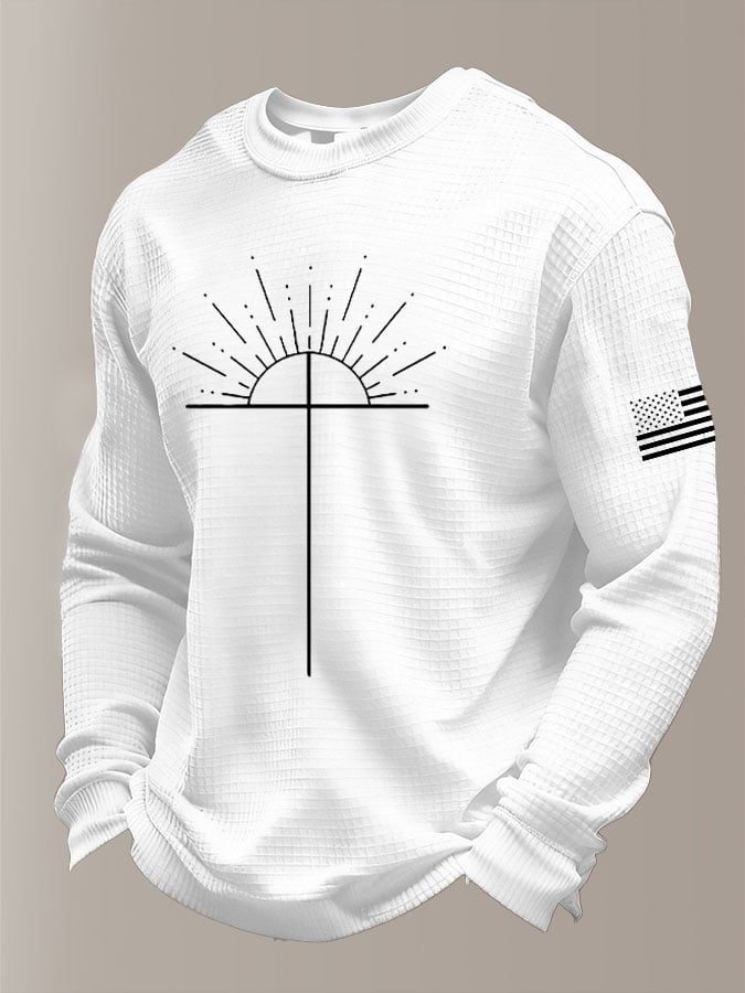 Men's Faith Print Waffle T-Shirt