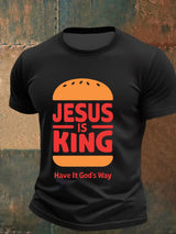 Men'S Casual Faith Short-Sleeved T-Shirt
