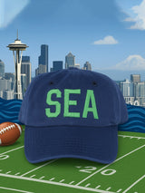 Unisex Football Print Baseball Cap