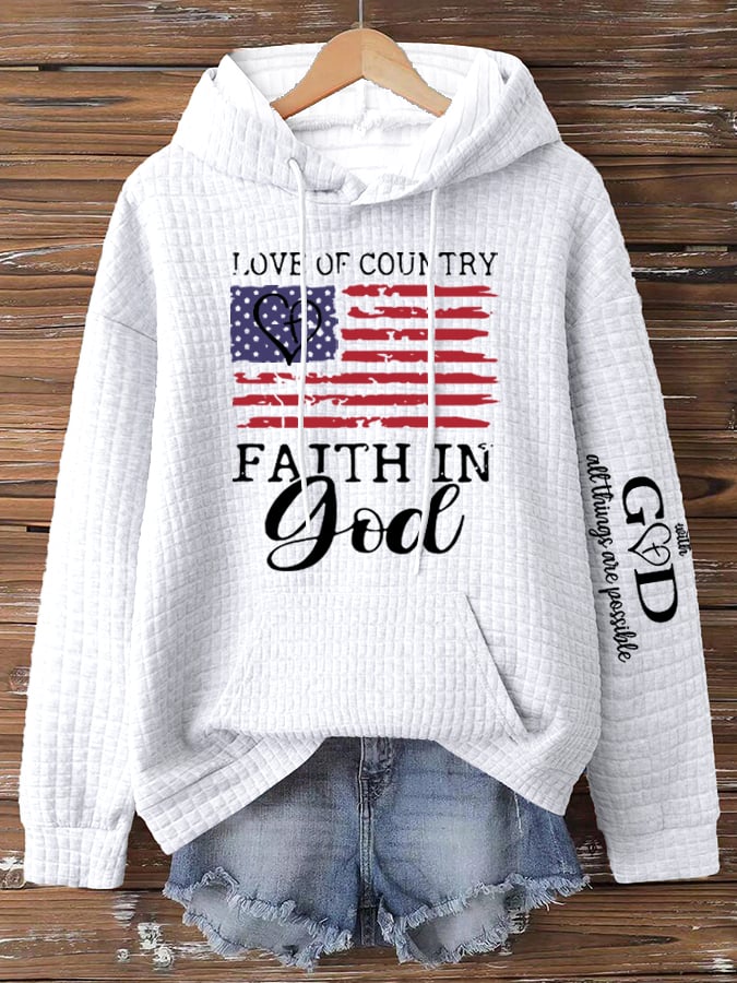Women's Faith In God Sweatshirts