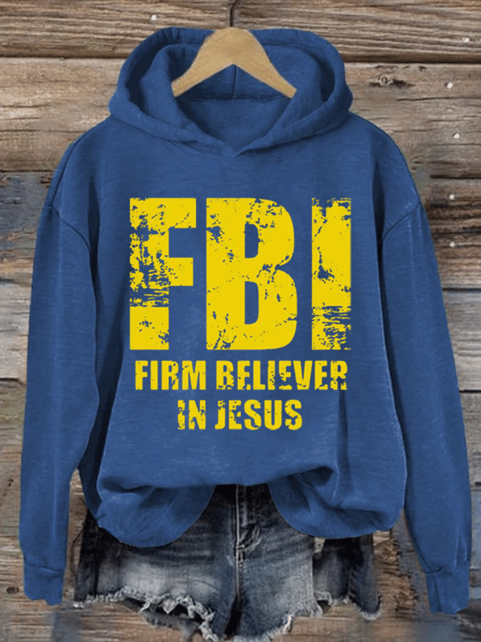 Women's  Firm Believer In Jesus Hoodie