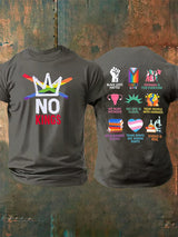 🔥Buy 3 Get 15% Off🔥Men's  No Kings Print T-Shirt