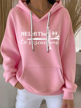 Women's Faith Print Casual Hoodie