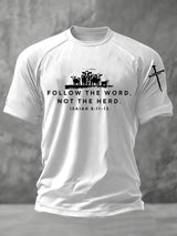 🔥Buy 3 Get 15% Off🔥Men's Faith Print Casual T-Shirt
