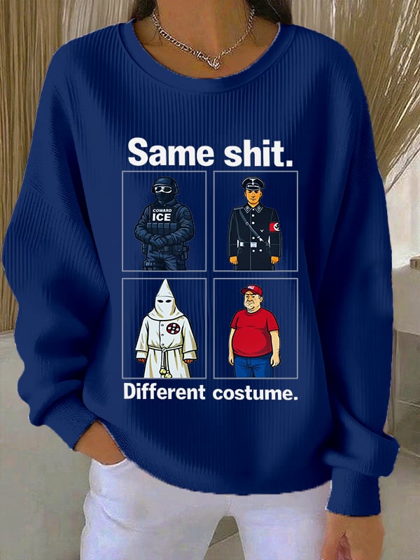 🔥Buy 3 Get 15% Off🔥Women's  Same shit Different costume Print Sweatshirt