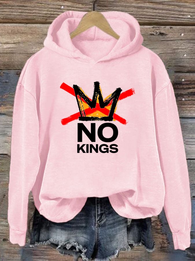 🔥Buy 3 Get 15% Off🔥Women's  America has No Kings Printed Casual Hoodies
