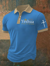 🔥Buy 3 Get 15% Off🔥Men's Retro Faith  Casual Printed Polo Shirt