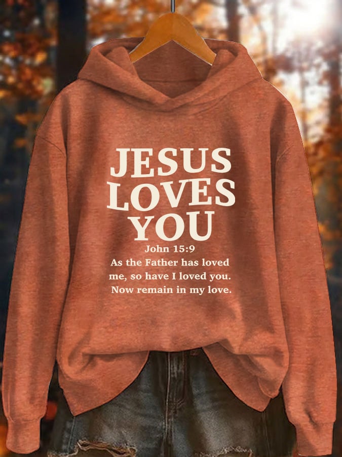 Women's Faith Print Hoodie