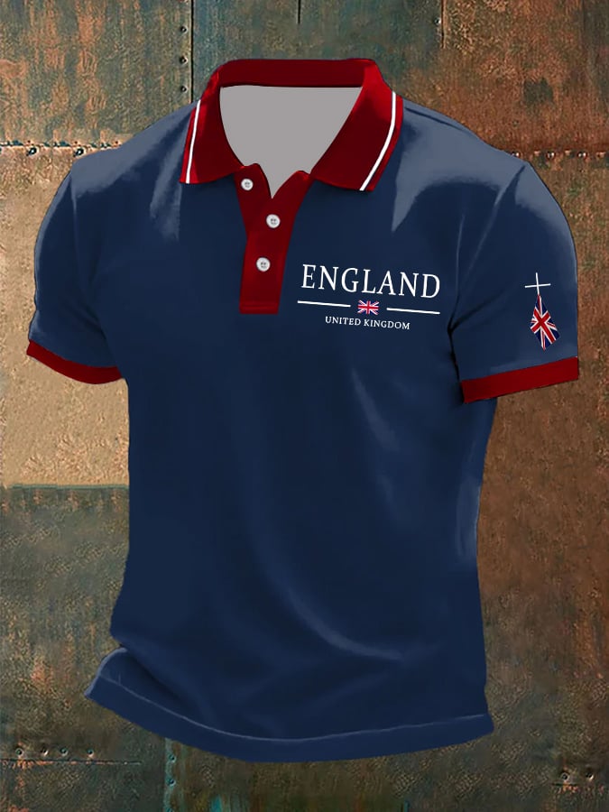 🔥Buy 3 Get 15% Off🔥Men's Union Jack Business Casual Polo Shirt